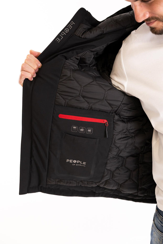 Piumino corto Kita nero KITA NERO PEOPLE OF SHIBUYA 