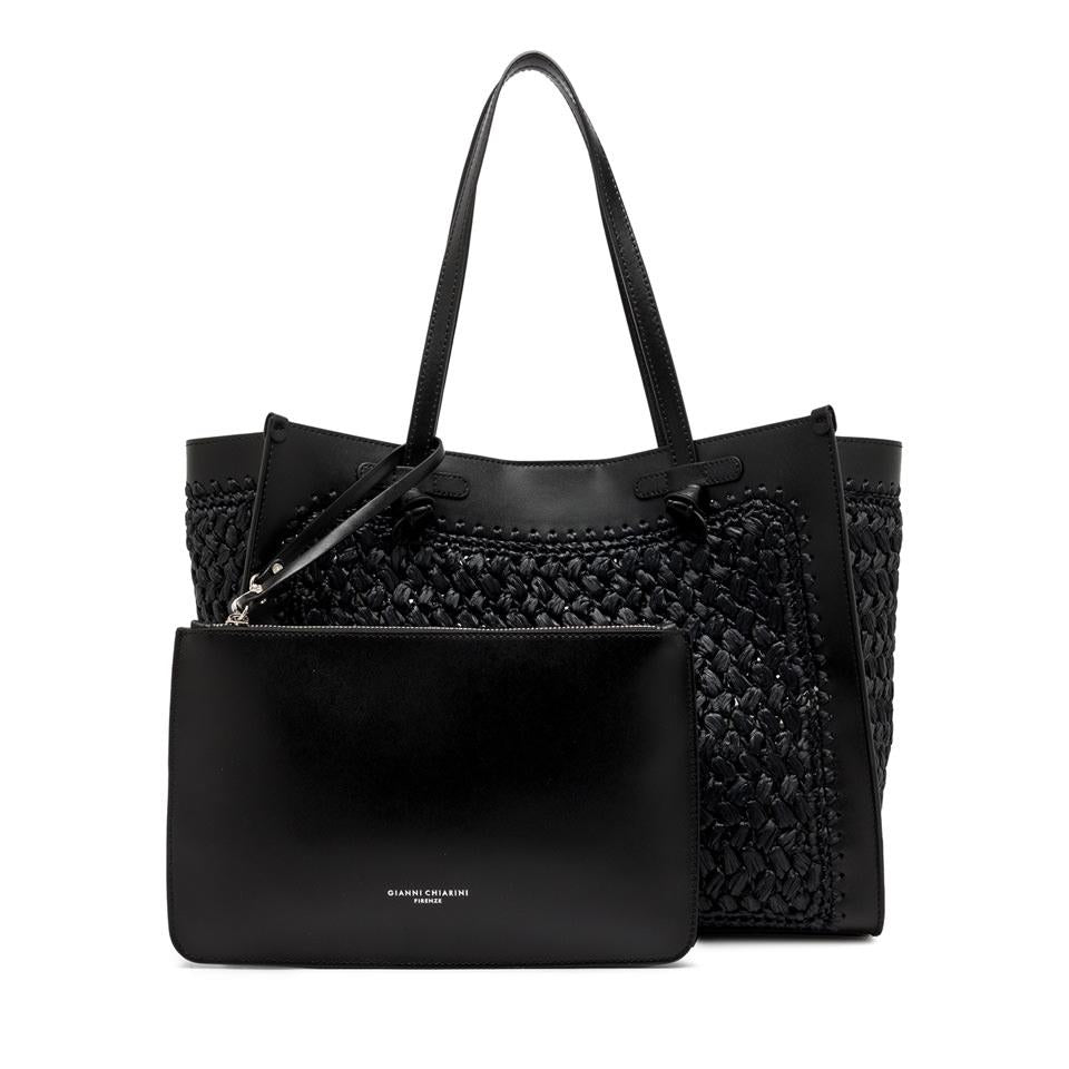 Borsa Marcella raffia nera BS11710 NERO GIANNI CHIARINI 
