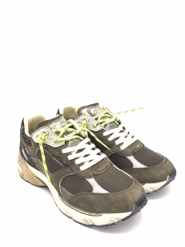 Sneakers Fugitive verde militare 11301 MILITARE CRIME LONDON 