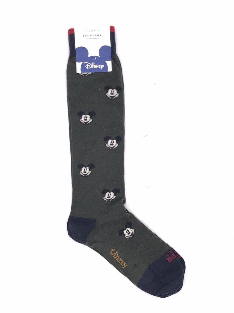 Calzini lunghi mickey face allover militare FW240021 MILITARE IN THE BOX 