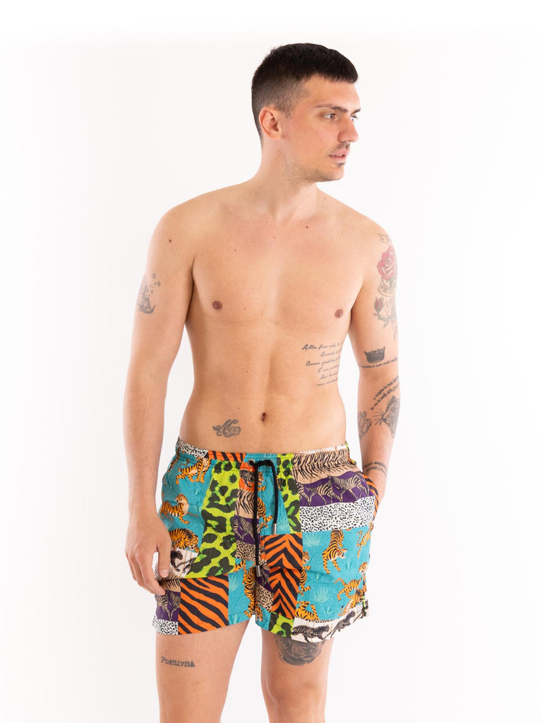 Pantaloncino uomo classic beachwear Animal fusion MCLB ANIMAL FUSIONMULTICOLOR TOOCO 