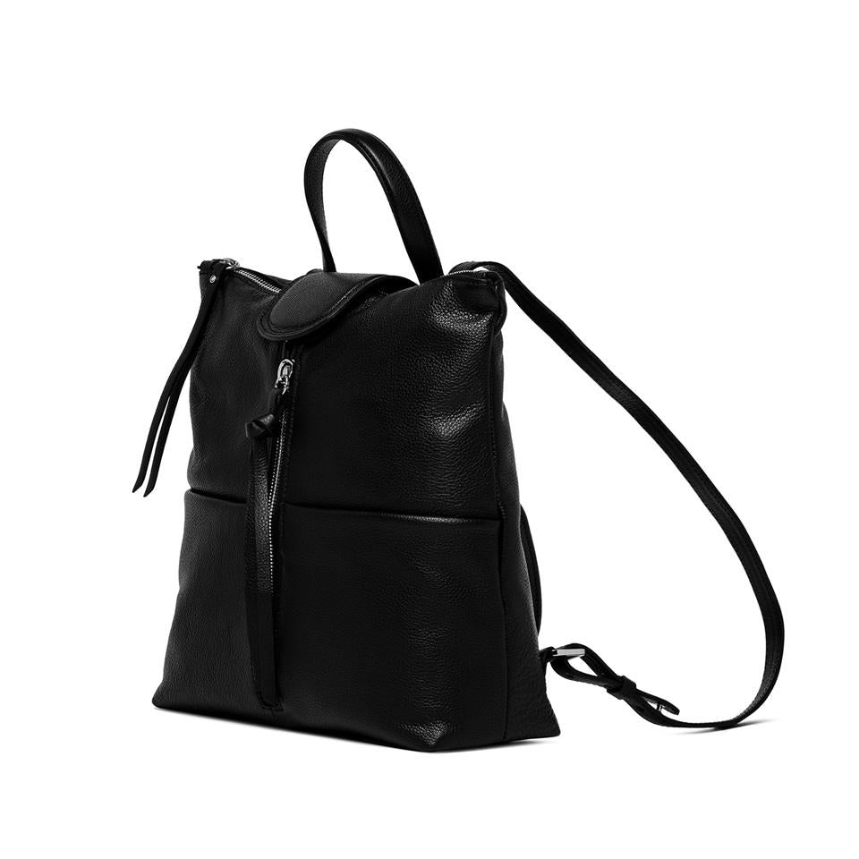 Zaino Giada in pelle bottalata nera ZN7040 NERO GIANNI CHIARINI 