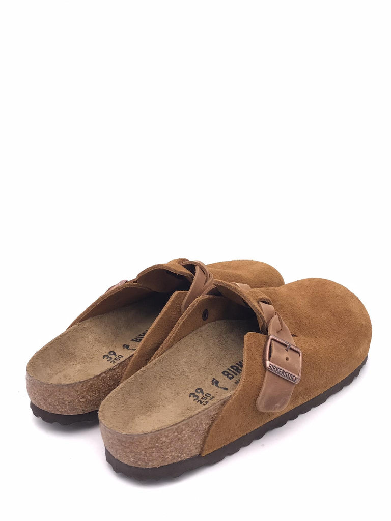 Ciabatta Boston braided mink