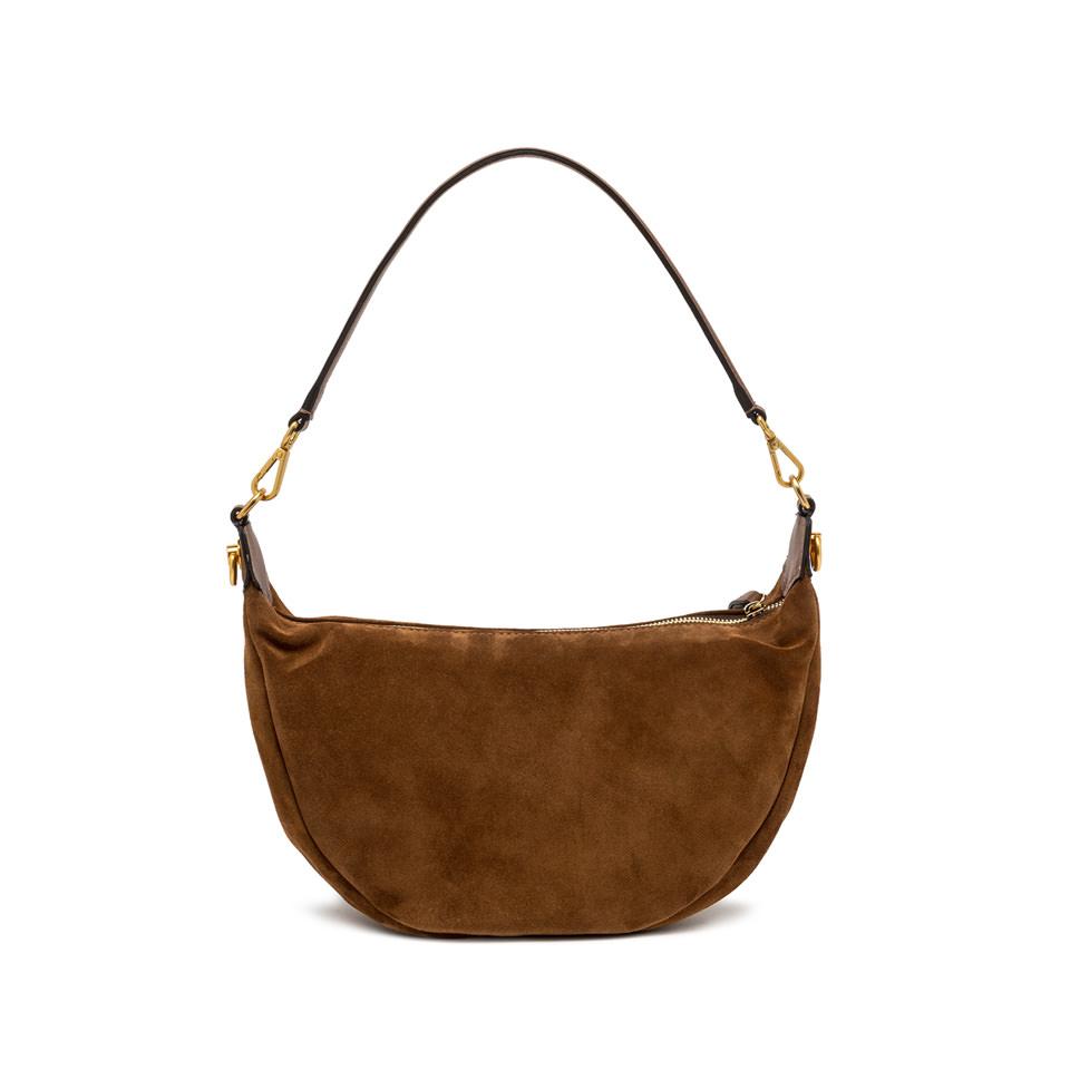 Borsa Aisha in camoscio cognac BS12050 COGNAC GIANNI CHIARINI 