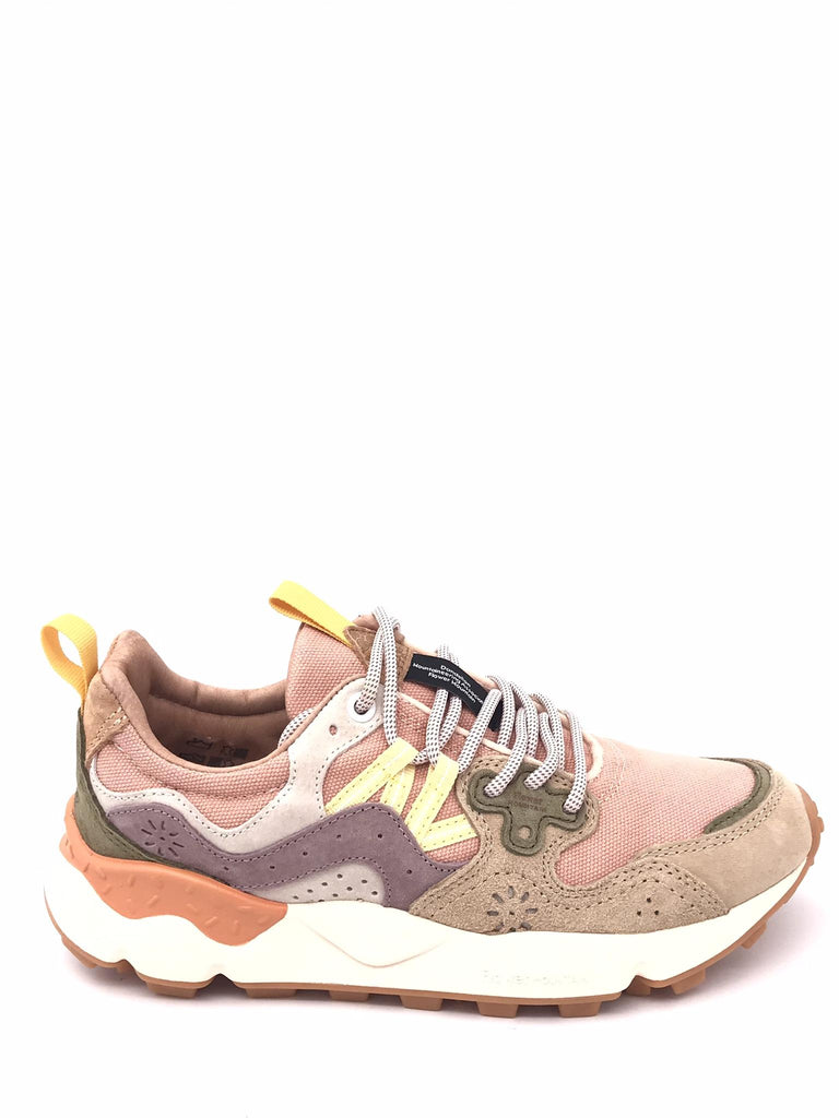 Sneakers donna Yamano 3 beige-rosa YAMANO 3 3D31BEIGE/ROSA FLOWER MOUNTAIN 