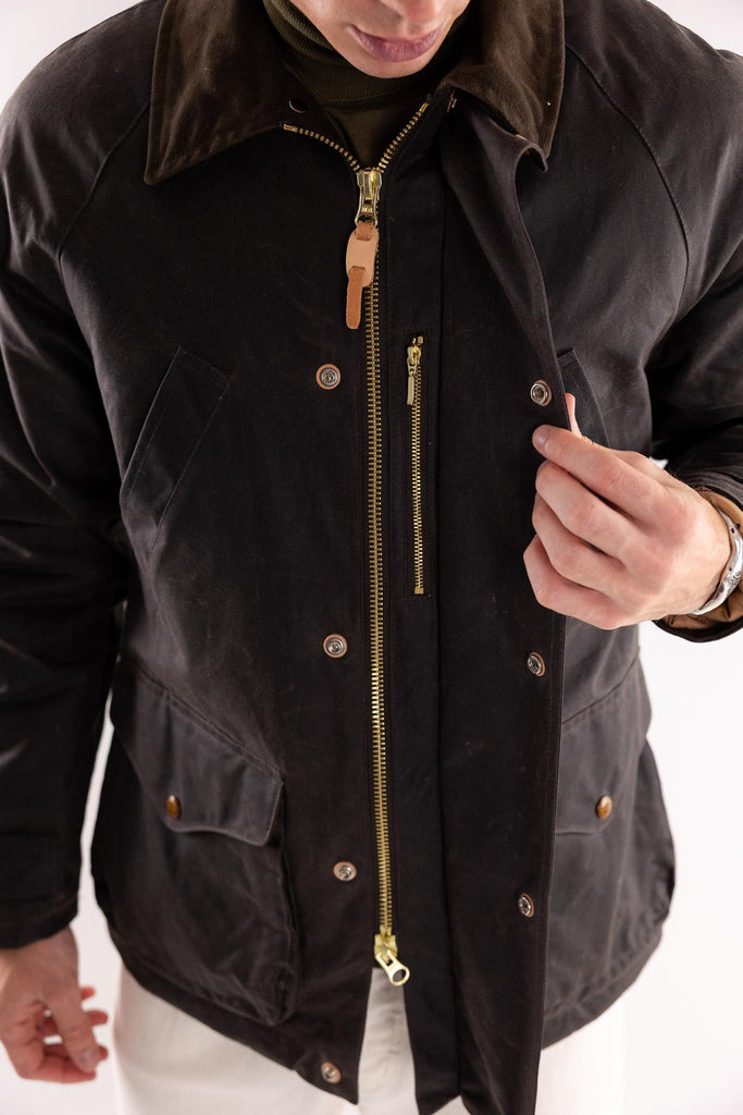 Caban classico chocolate 7051WX MARRONE MANIFATTURA CECCARELLI 