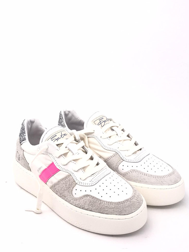 D.A.T.E W421-CP-SH-WFBIANCO/FUXIA