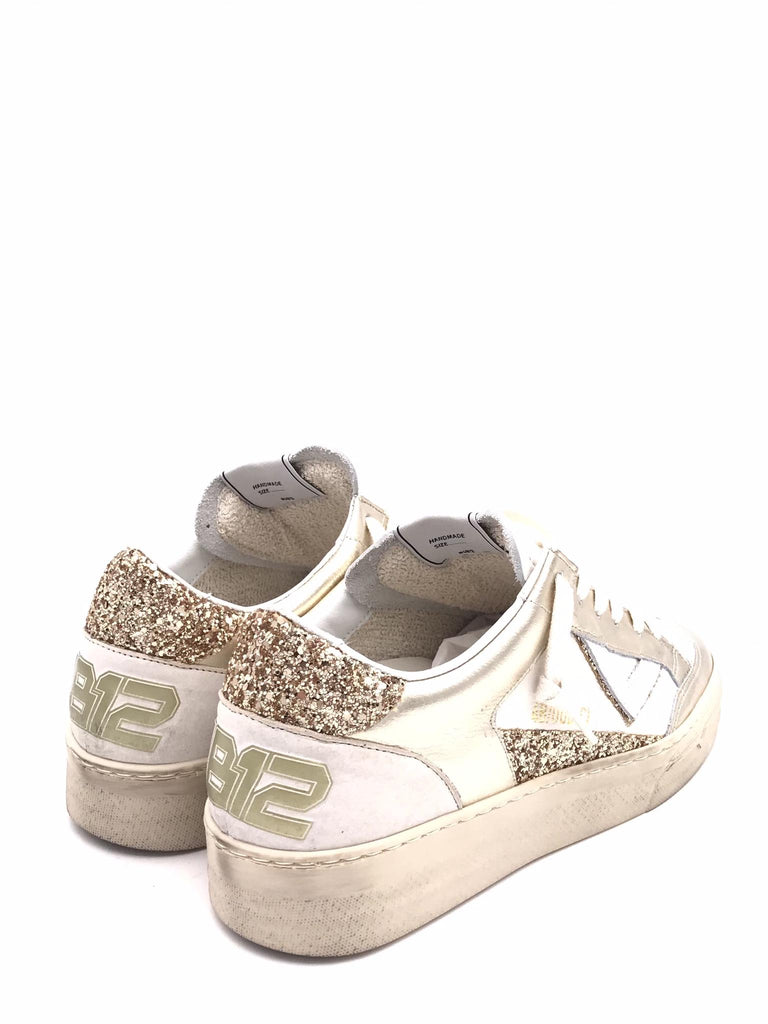 Sneakers Kyle platino KYLE-D121 BIANCO-PLATINO 4B12 