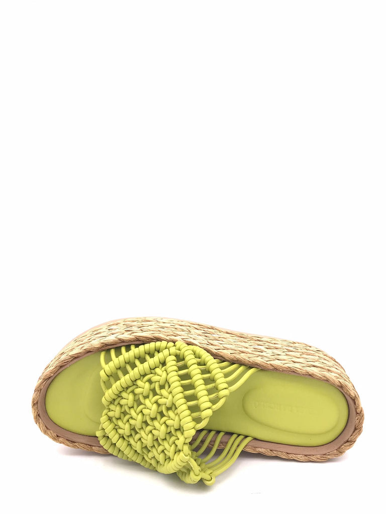 Ciabatta con zeppa Erlea verde lime 412359 VERDE PALOMA BARCELO' 
