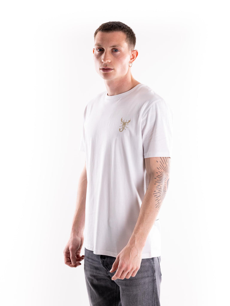 T-shirt uomo Diamond panther  bianca MAN/SUPERICON DIAMOND PANTHERBIANCO BASTILLE 
