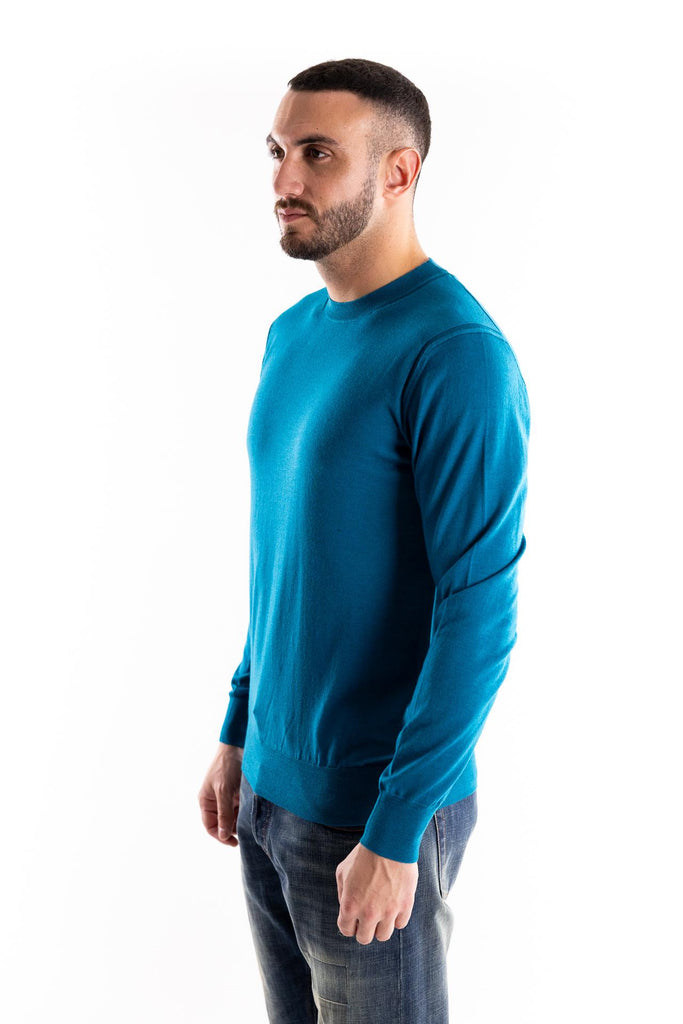 Maglia girocollo in lana finezza 16 pavone A001 PAVONE PAOLO PECORA 