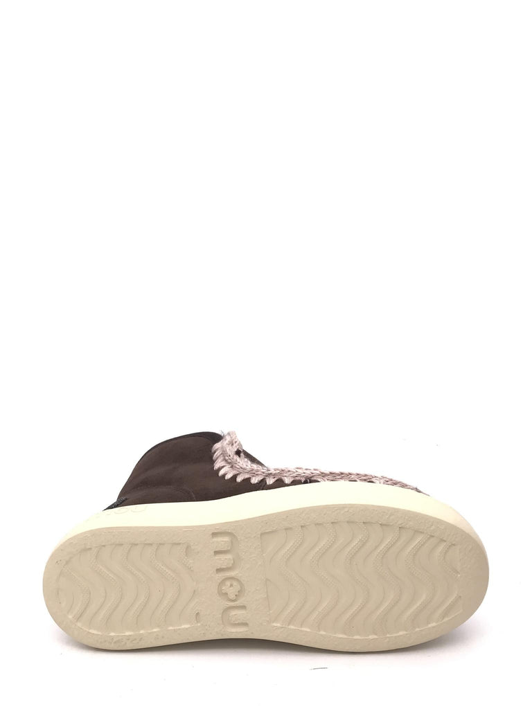 Eskimo sneaker bold glitter logo cioccolato FW411001A CIOCCOLATO MOU 