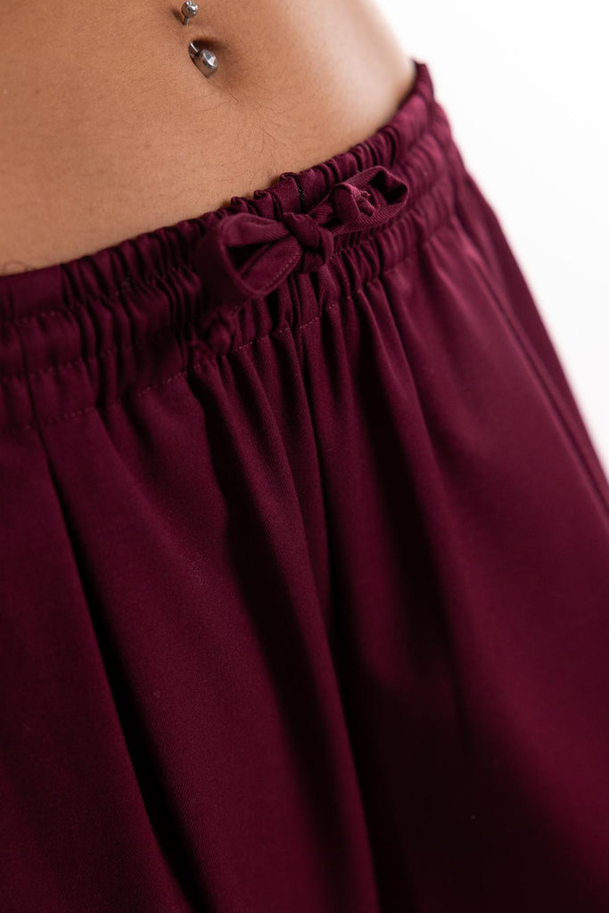 Pantalone over in twill bordeaux HMABW02218 RS02BORDEAUX HINNOMINATE 