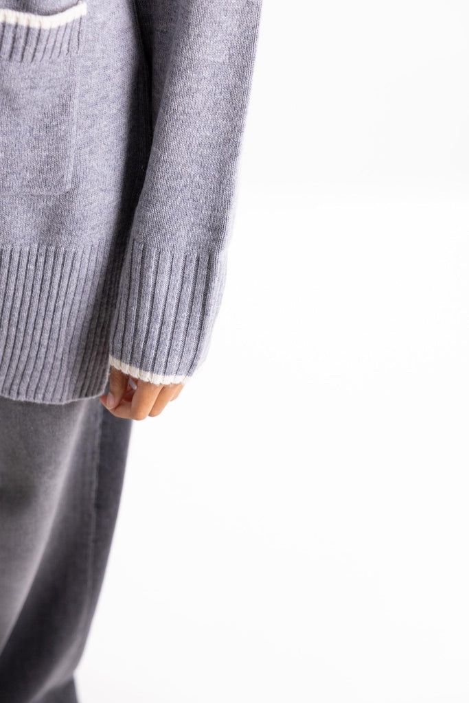 Maglia cardigan lungo Tasmania grigio 105451 A2Q9GRIGIO PINKO 