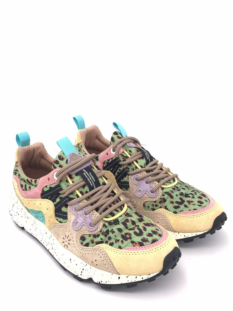 Sneakers donna Yamano 3 beige-sand leo YAMANO 3 1E54BEIGE/SABBIA FLOWER MOUNTAIN 