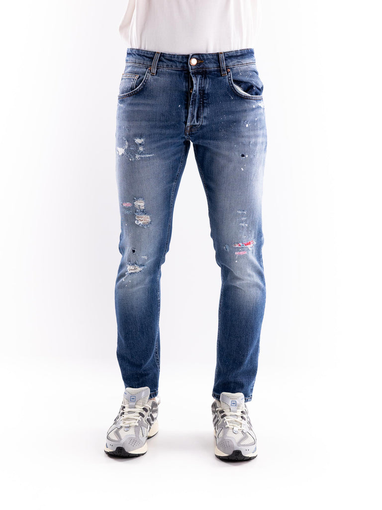Jeans uomo Yaren blu toppe M2S4035 DTFUT BLU CHIARO DON THE FULLER 