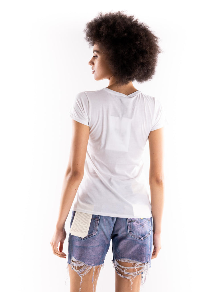 T-shirt donna Giraffes bianca ICON/WOMAN GIRAFFESBIANCO BASTILLE 