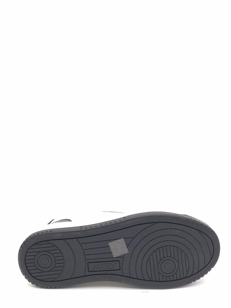 Sneakers medalist low in pelle nera e bianca AULW-WB01 NERO/BIANCO AUTRY 