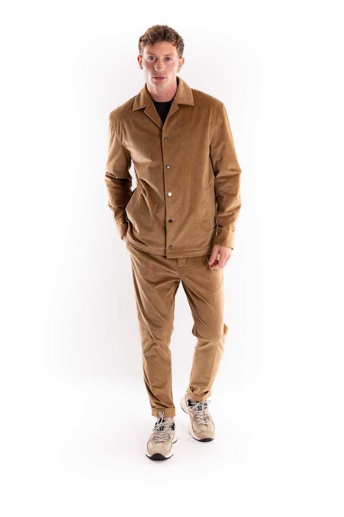 Pantalone japan velluto cammello B122 CAMMELLO PAOLO PECORA 
