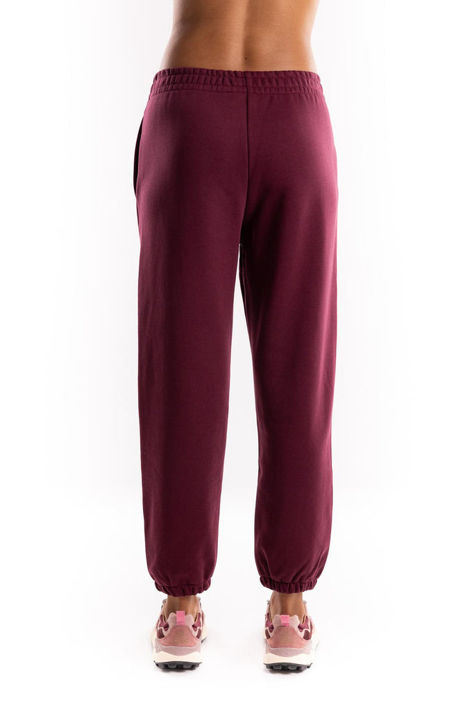 Pantalone basico con elastico al fondo bordeaux HMABW01945 RS02BORDEAUX HINNOMINATE 