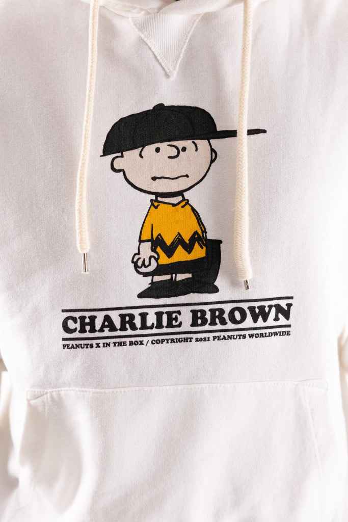 Felpa con cappuccio con stampa peanuts bianca FW220107 BIANCA IN THE BOX 