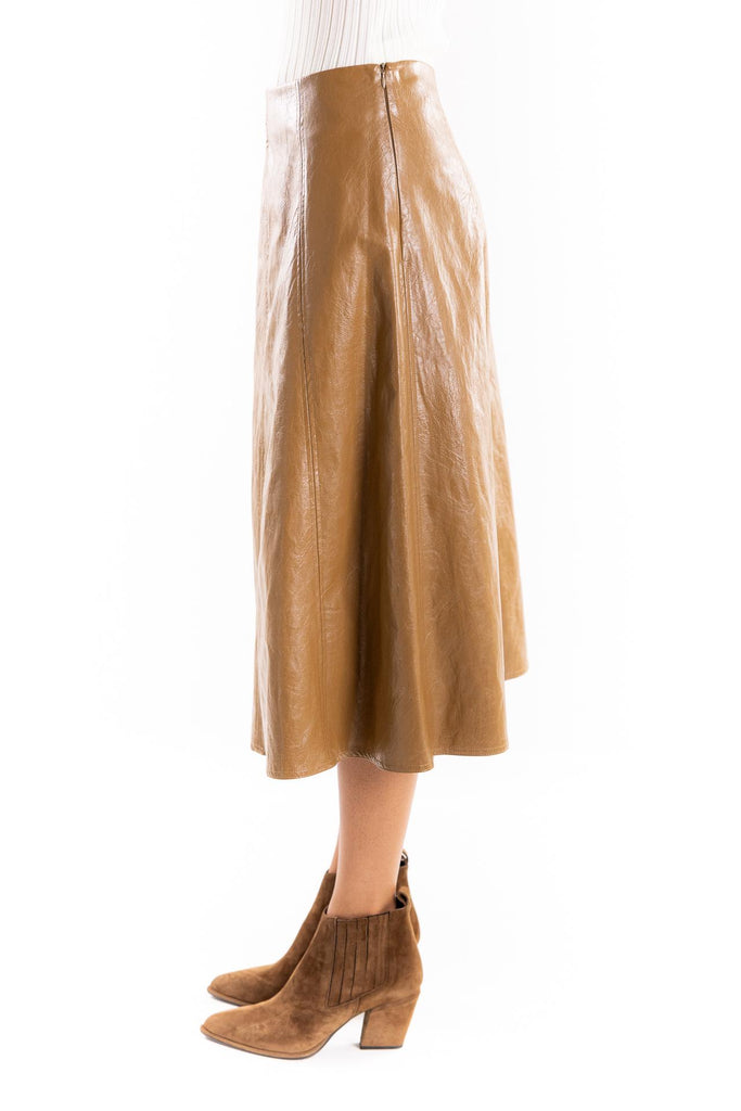 Gonna longuette Falange cammello 25231060712 CAMMELLO MARELLA 