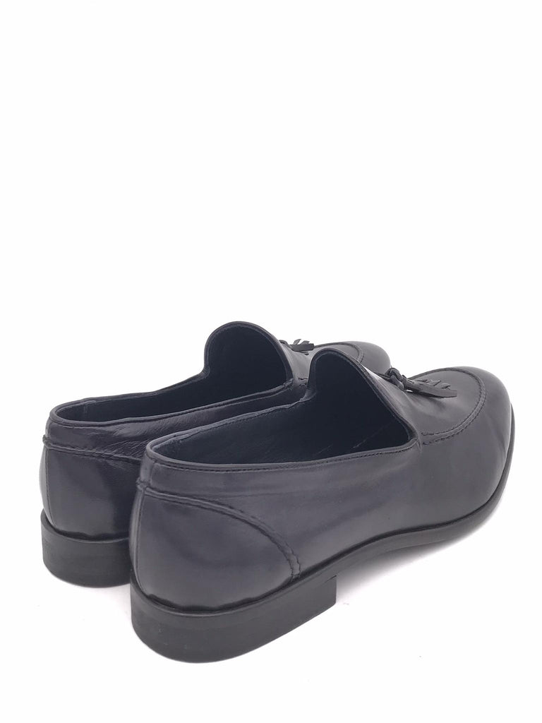 Mocassino Douglas in pelle nera con nappine DOUGLAS/N NERO ZULIAN 