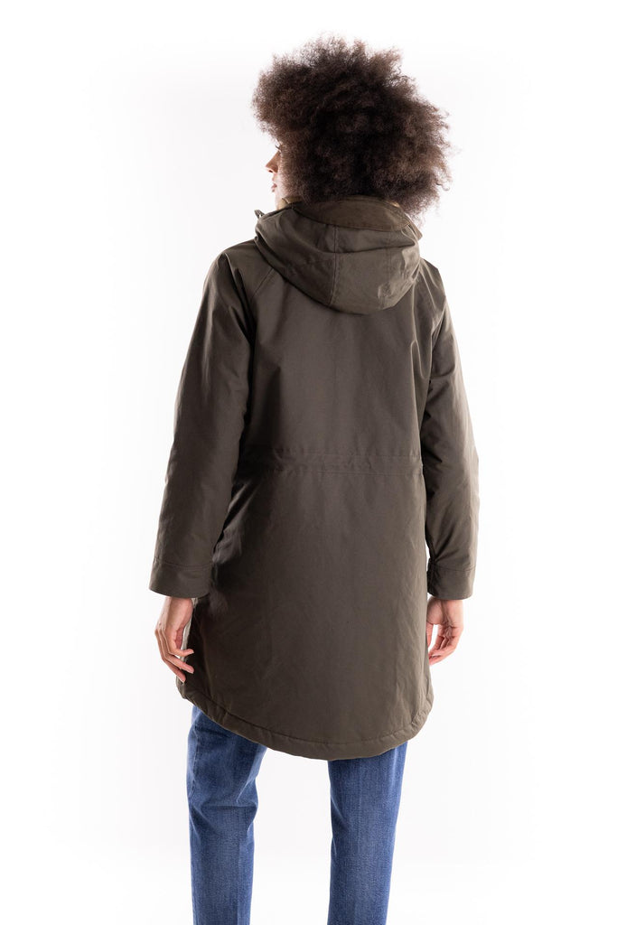 New woman mountain parka chocolate 8620W MARRONE MANIFATTURA CECCARELLI 