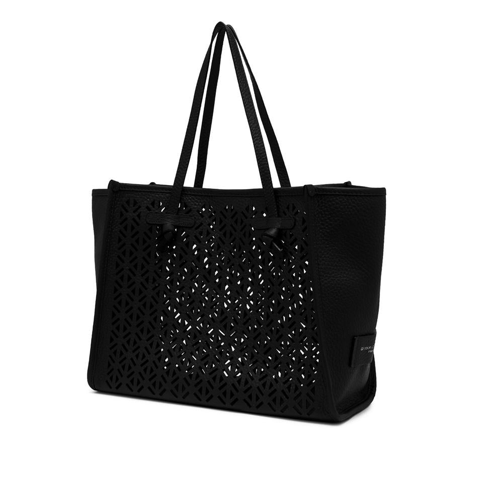 Borse Marcella laserata nera BS11730 NERO GIANNI CHIARINI 
