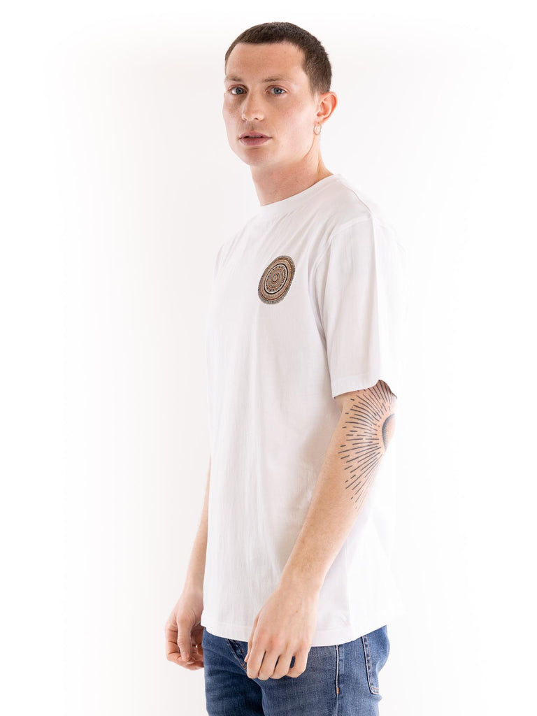T-shirt uomo bianca stampa etnica TSR NAPOC BIANCO TOOCO 