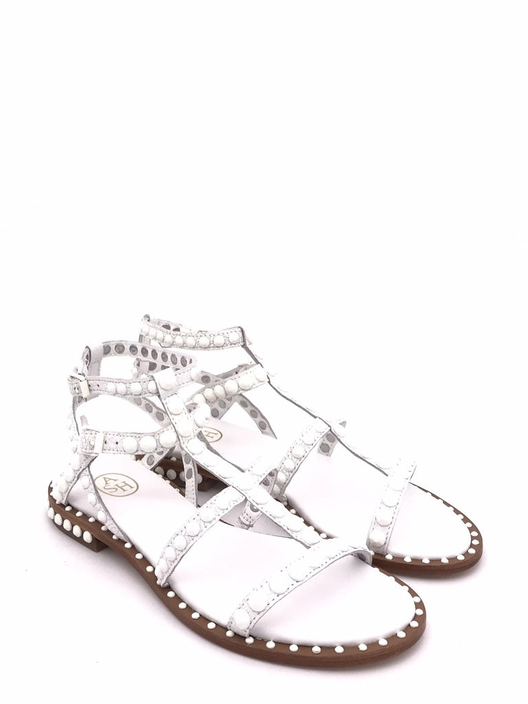Sandalo Precious bis bianco 130289 BIANCO ASH 