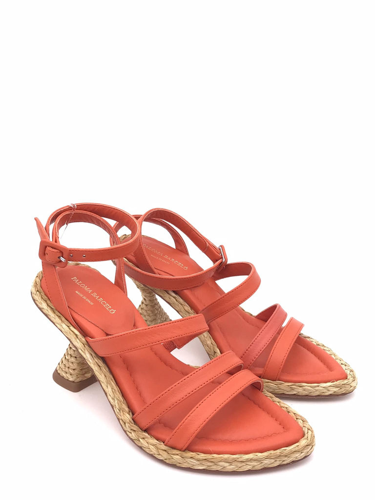 Sandalo Agnes in pelle arancione 292343 ARANCIONE PALOMA BARCELO' 