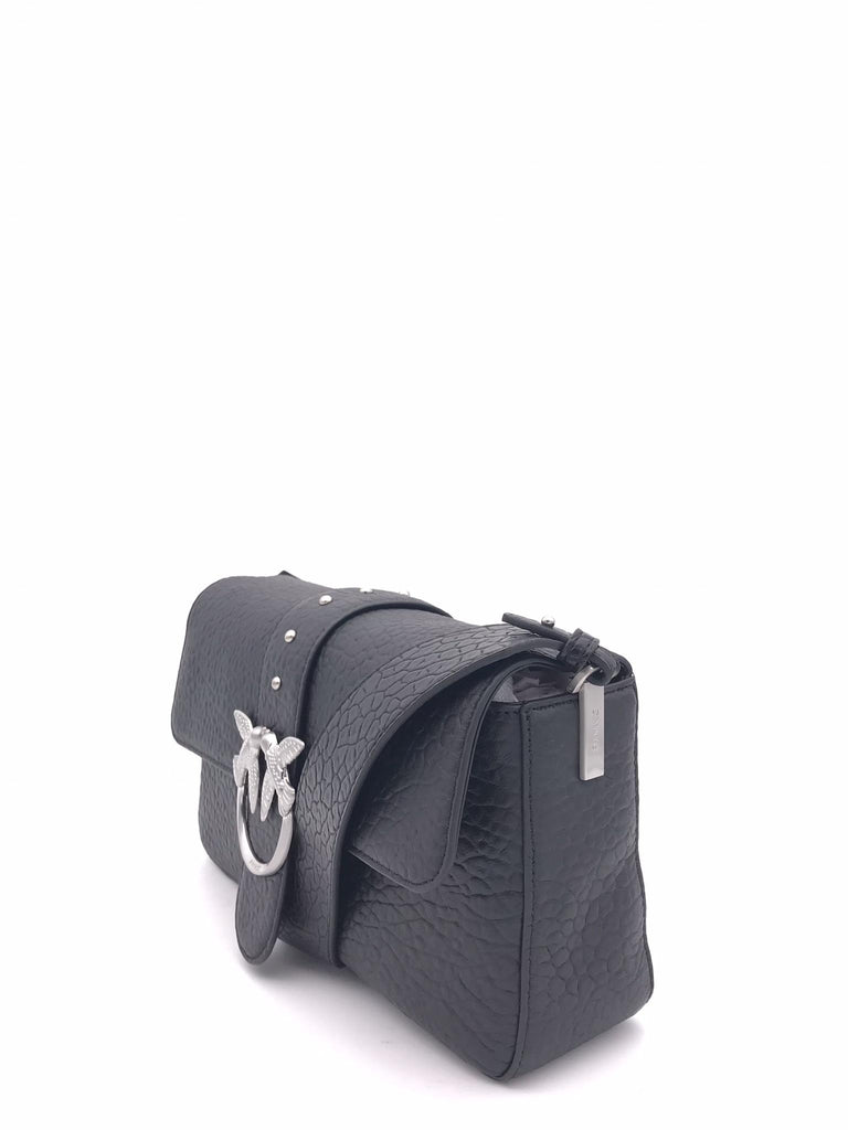 Borsa love one classic slouchy nera 104524 A2JUNERO PINKO 