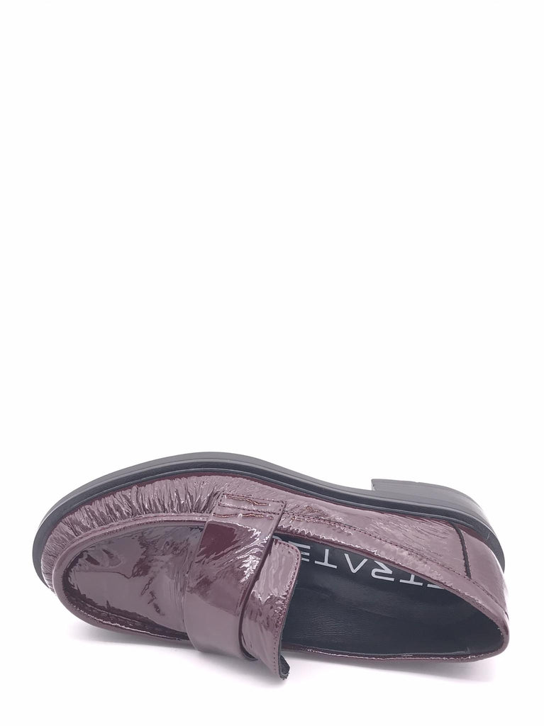 Mocassino in pelle bubble bordò A-5829 BORDEAU STRATEGIA 