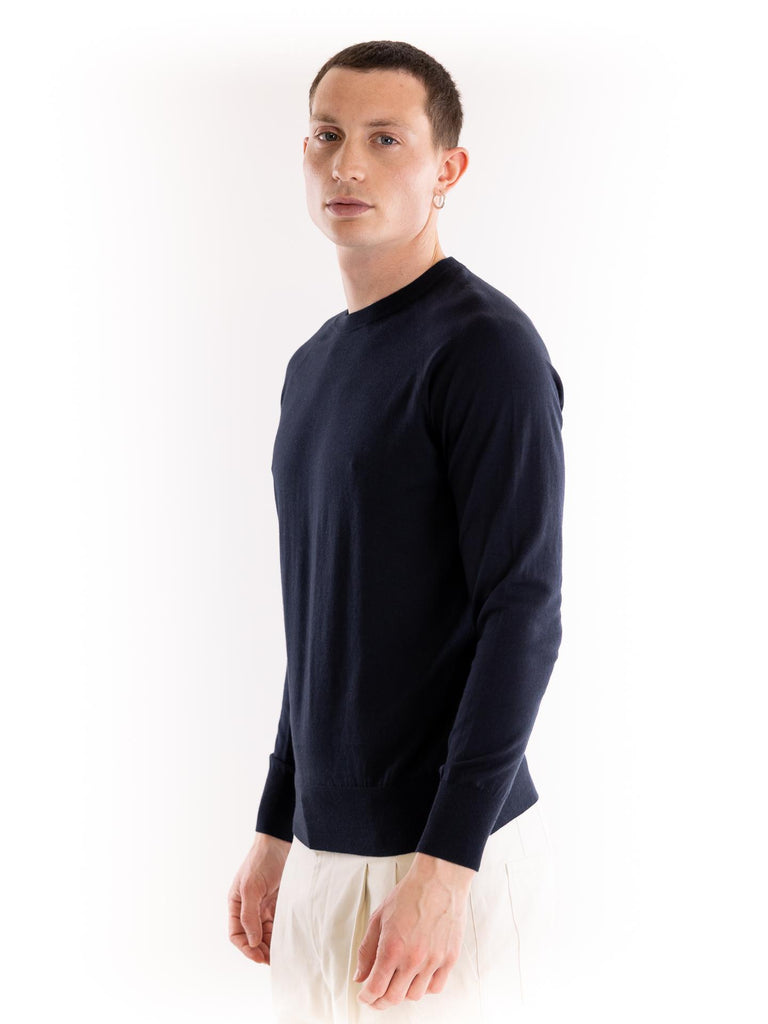 Maglia girocollo Hidoi blu HIDOI 790BLU PEOPLE OF SHIBUYA 