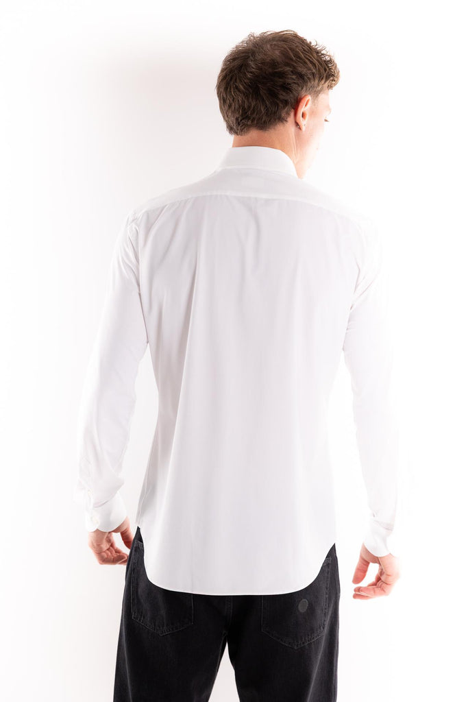 Camicia Active collo francese twill bianca 11460 001BIANCA XACUS 