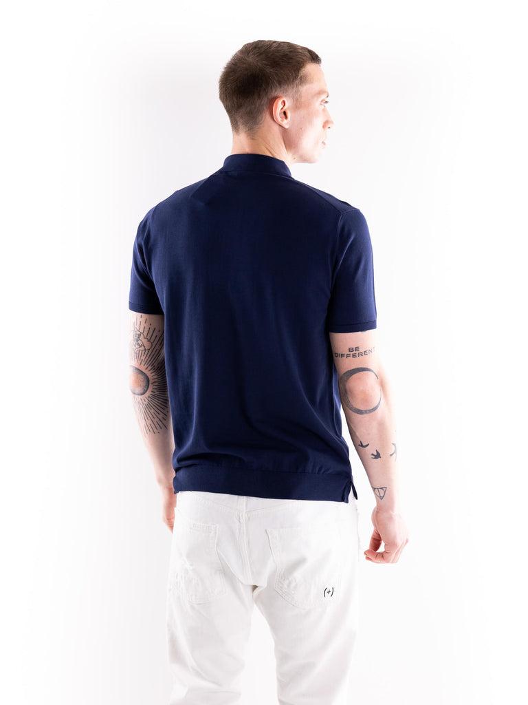 Maglia uomo polo Nito in filo blu NITO/1 020BLU PEOPLE OF SHIBUYA 