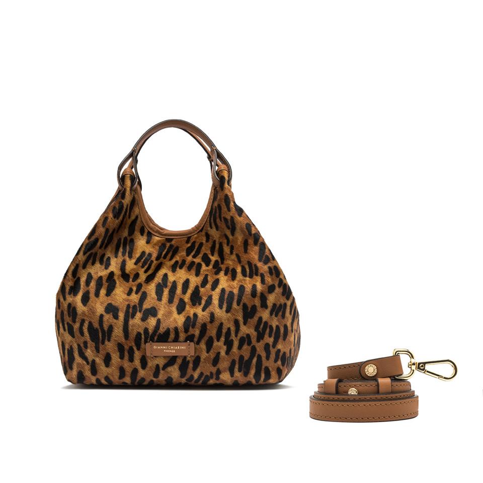 Borsa Dua media in cavallino lince BS11109 CAV-PLLINCE-CUOIO GIANNI CHIARINI 
