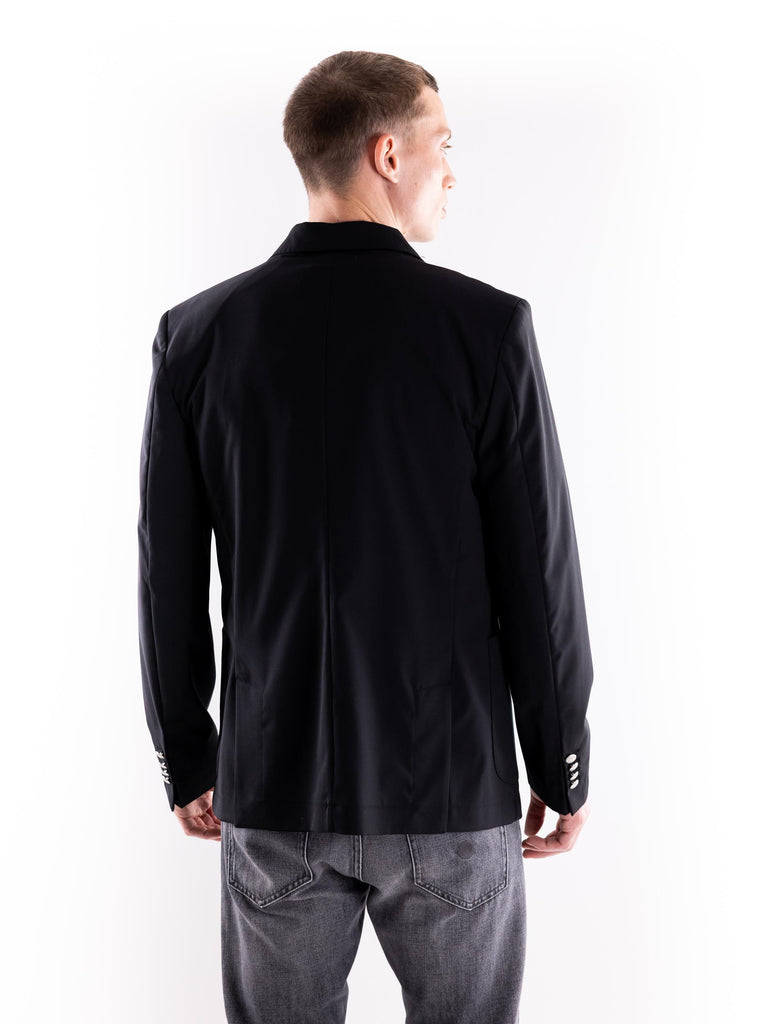 Giacca over doppio petto nera S4U500 NERO THE EDITOR 