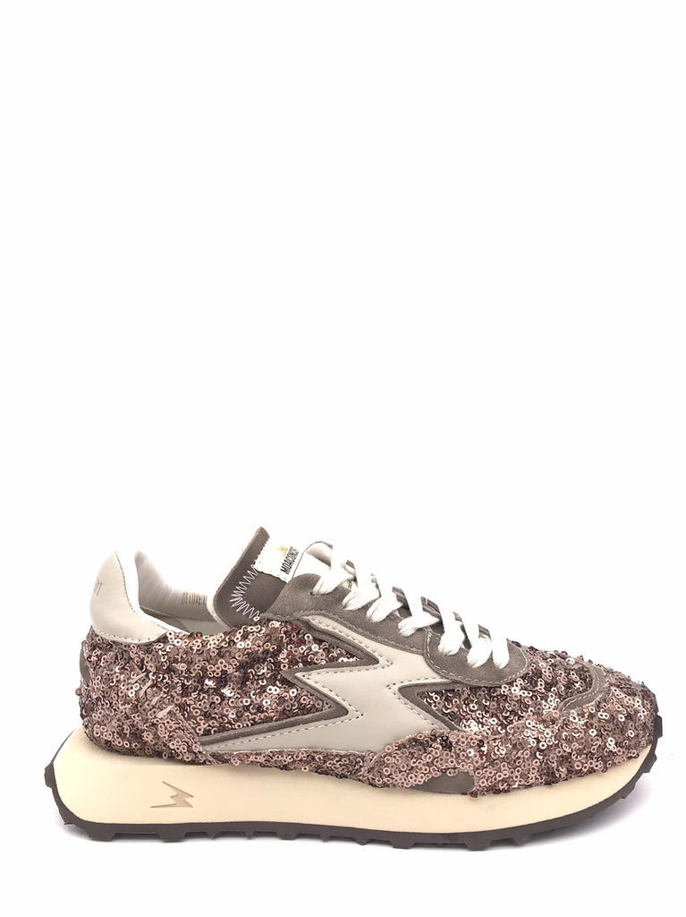 Sneakers running con paillettes champagne HY111 CHAMPAGNE MOACONCEPT 