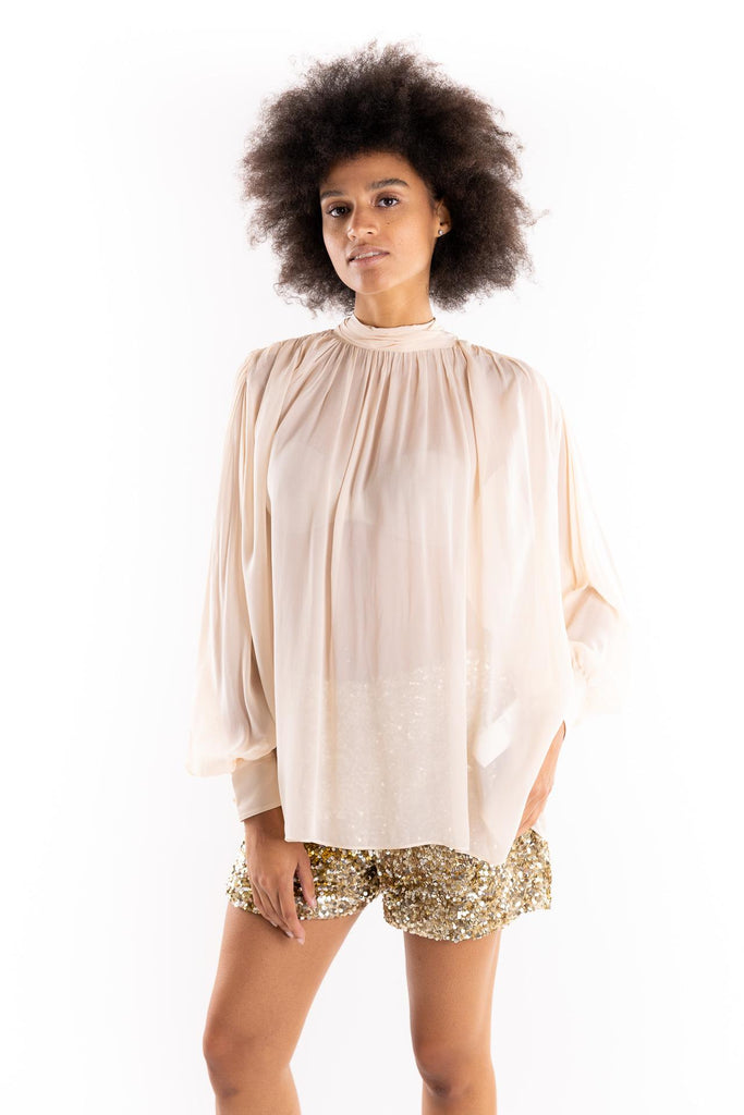 Camicia Canapa cipria 25231160122 CIPRIA MARELLA 