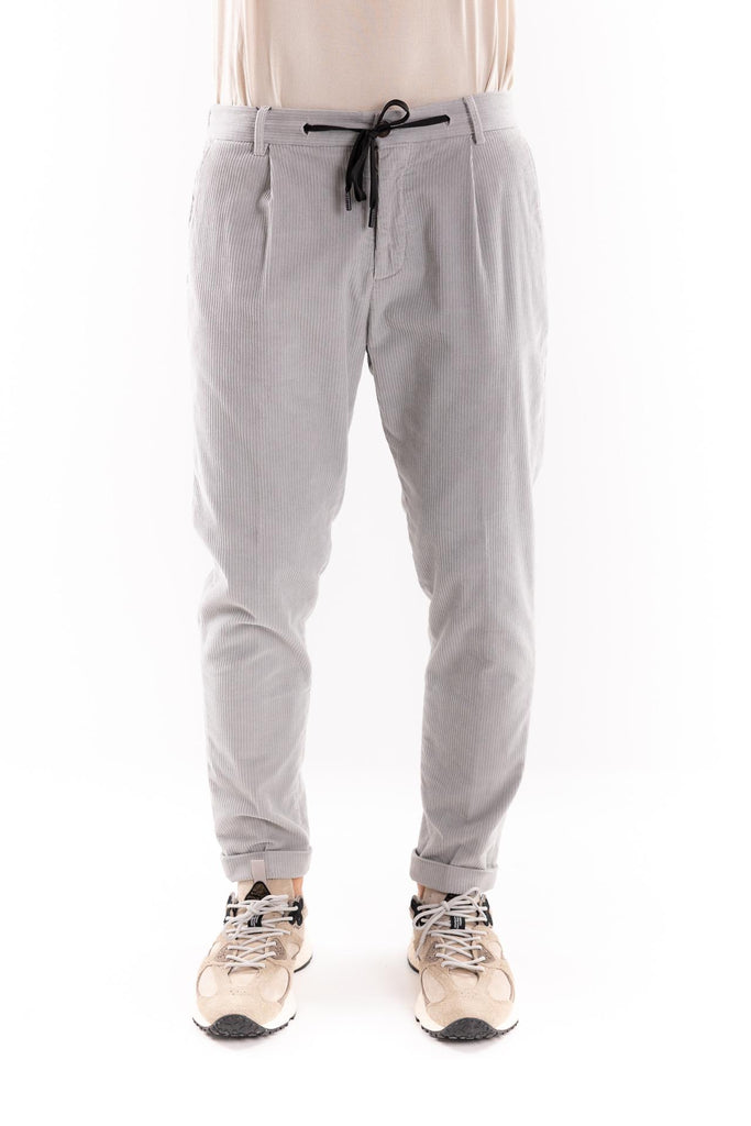 Pantalaccio l'uccello in velluto grigio chiaro OF1F2W4I009 GRIGIO OUTFIT 