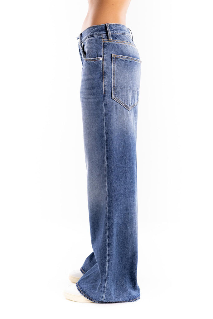 Jeans Nina a palazzo blu 3105T1683496 3496BLU People 