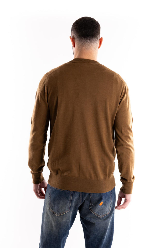 Maglia cardigan finezza 16 nocciola A005 NOCCIOLA PAOLO PECORA 