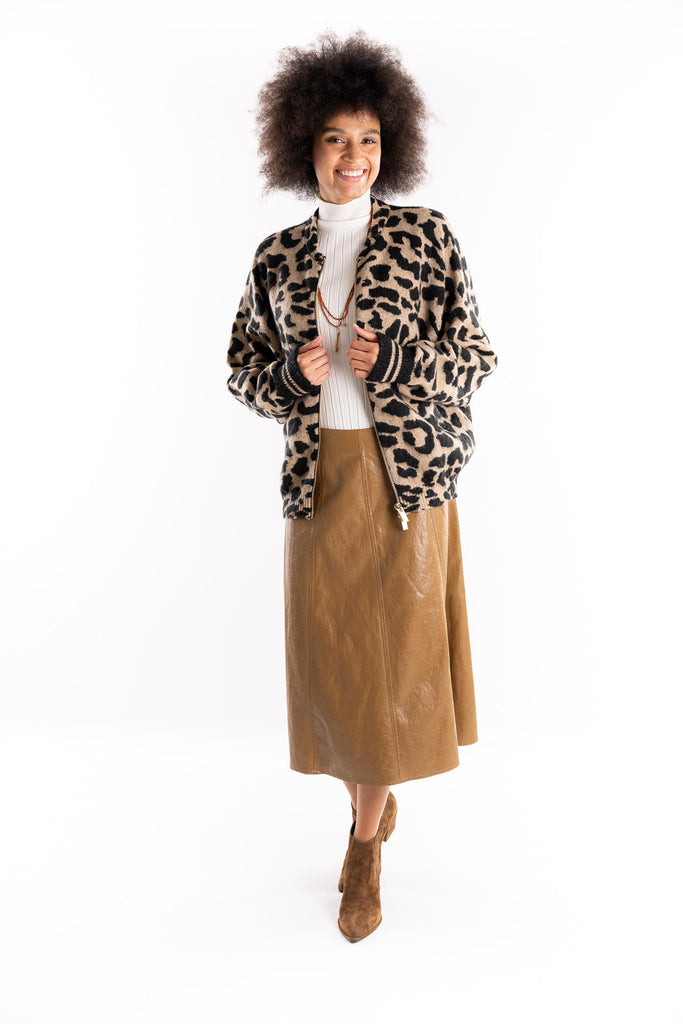 Gonna longuette Falange cammello 25231060712 CAMMELLO MARELLA 
