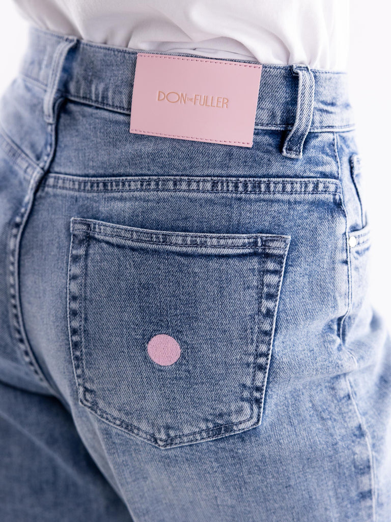 Jeans donna Lipsia baloon blu chiaro W2S4007 DTF88KNBLU CHIARO DON THE FULLER 