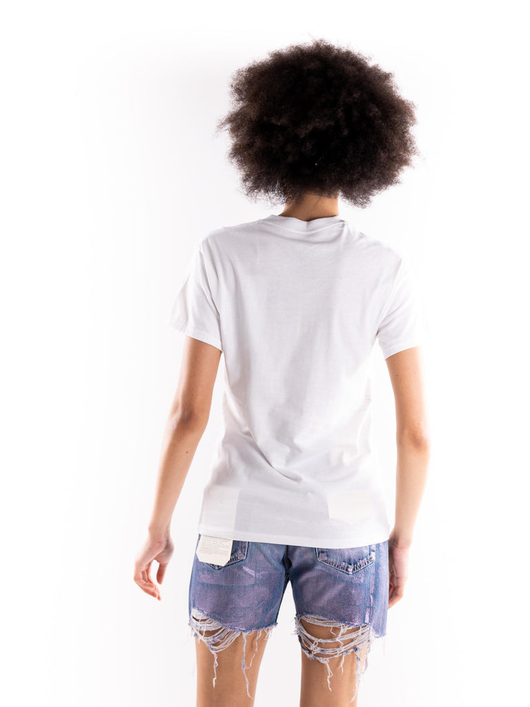 T-shirt donna stampa boobs DMHX/028 BIANCO DESIGN NOTHING 