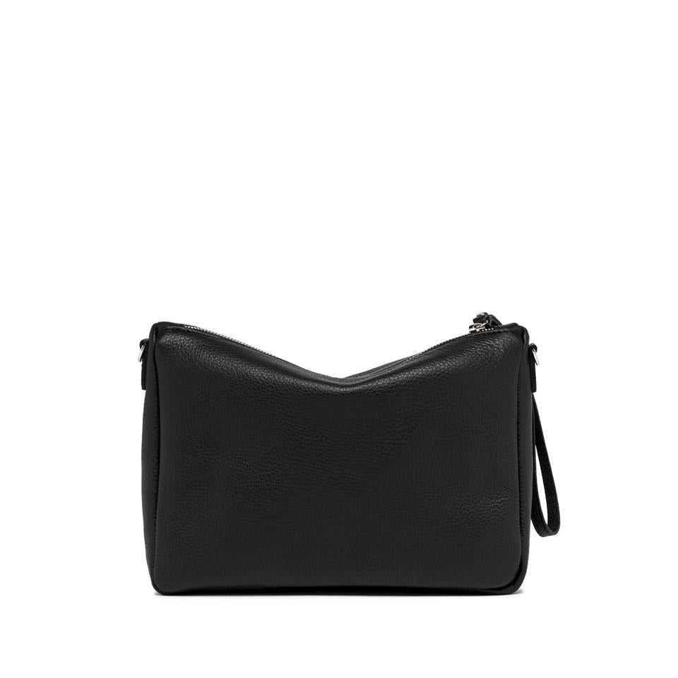 Borsa Nora pouch in pelle bottalata nera BS10225 NERO GIANNI CHIARINI 