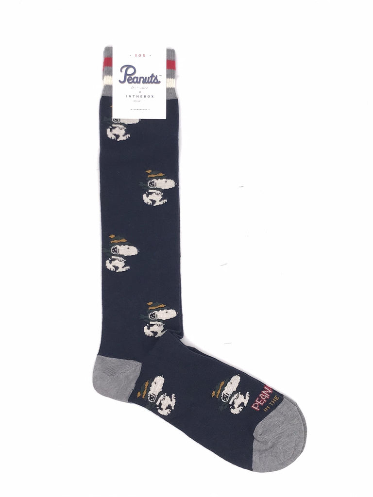 Calzini snoopy running allover blu FW250009 BLU IN THE BOX 