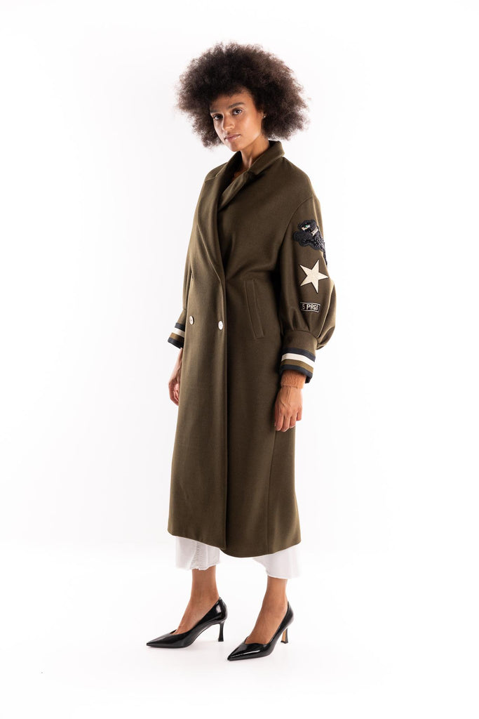 Cappotto forest green 15041 MILITARE 5 PROGRESS 